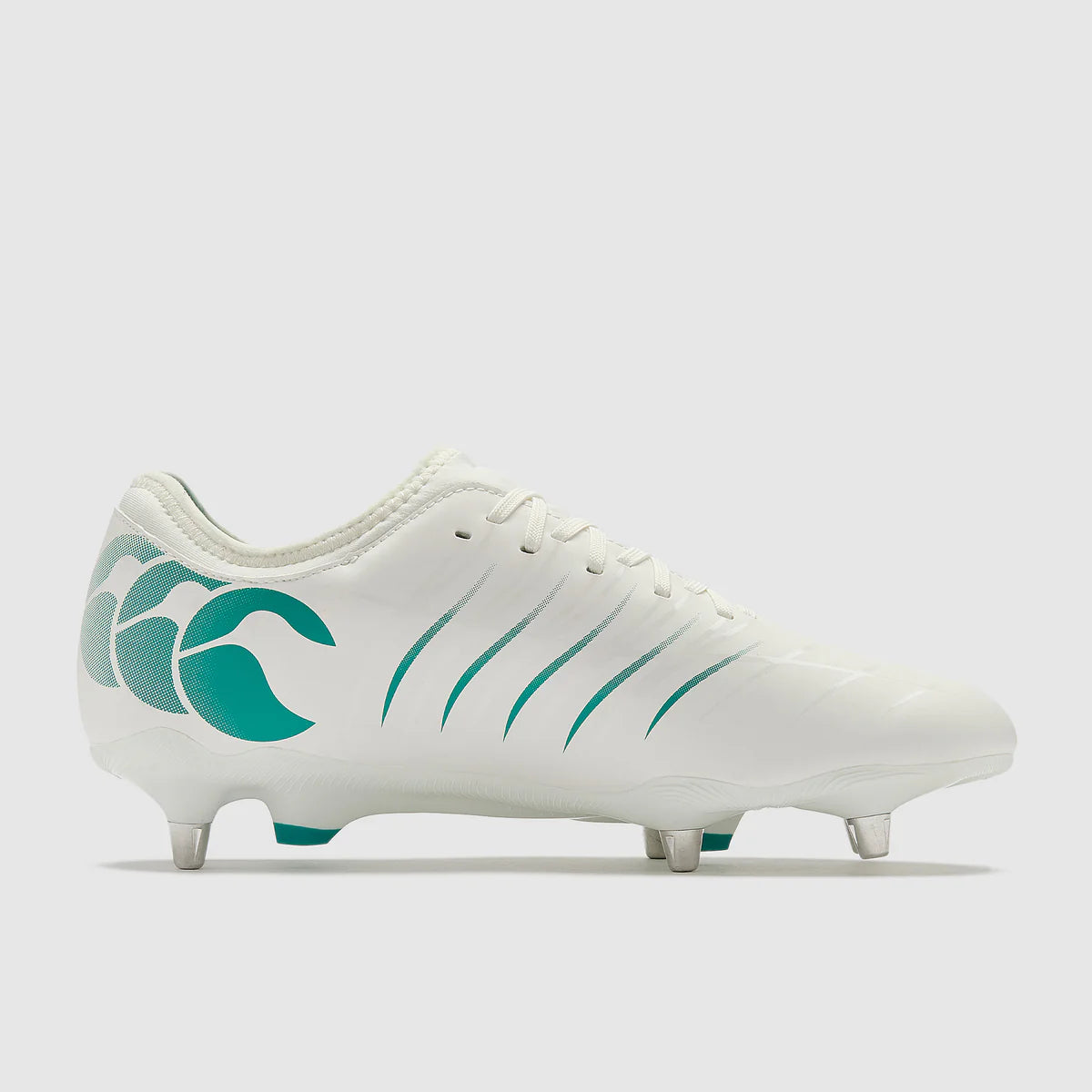 CCC-F (Canterbury phoenix 2.0 team soft ground boots white/baltic sea) 72696087