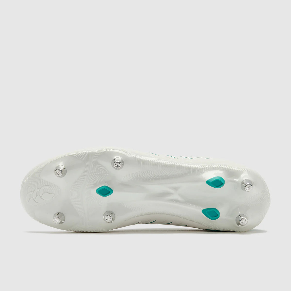 CCC-F (Canterbury phoenix 2.0 team soft ground boots white/baltic sea) 72696087