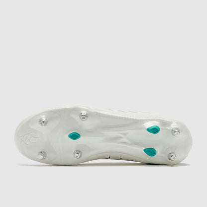 CCC-F (Canterbury phoenix 2.0 team soft ground boots white/baltic sea) 72696087