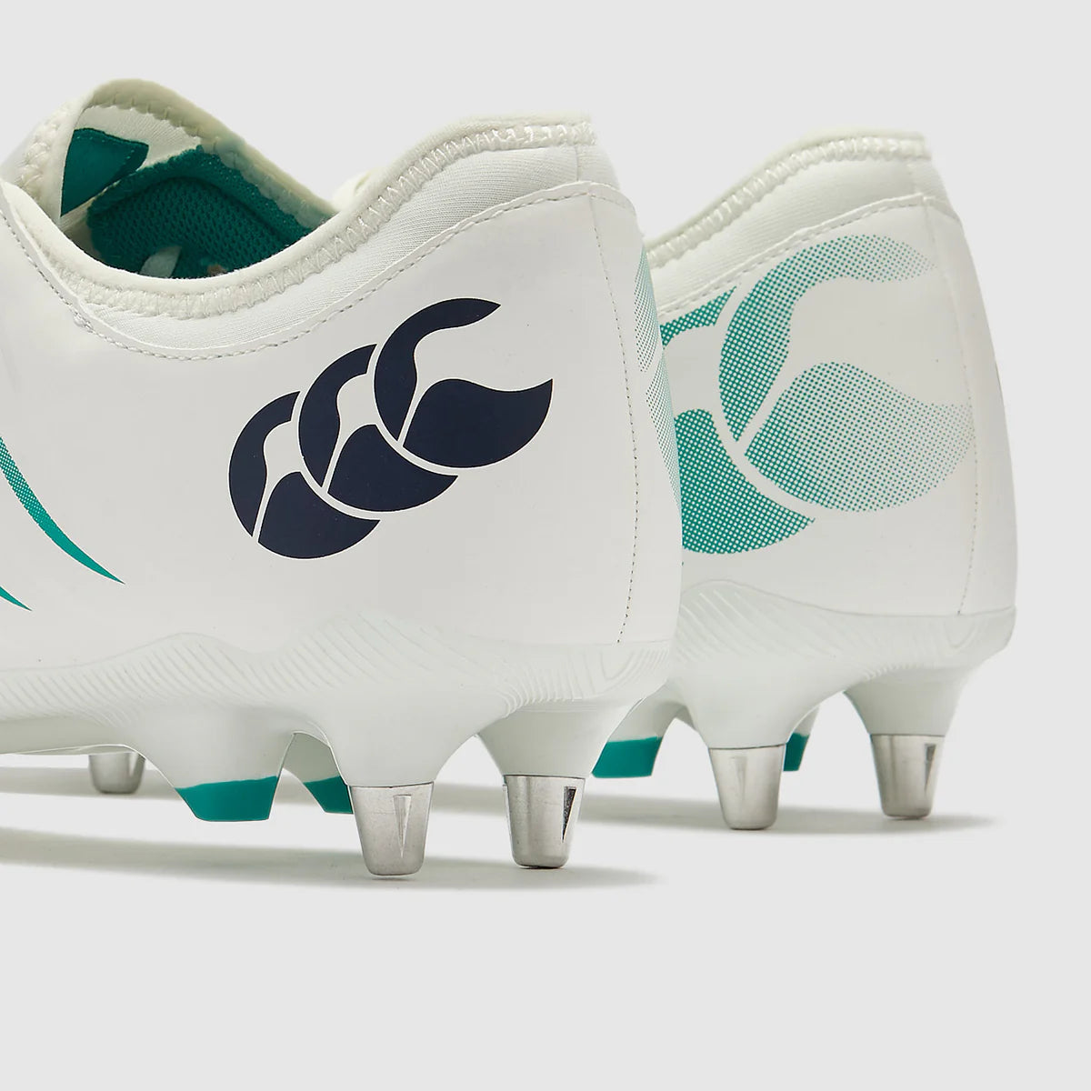 CCC-F (Canterbury phoenix 2.0 team soft ground boots white/baltic sea) 72696087
