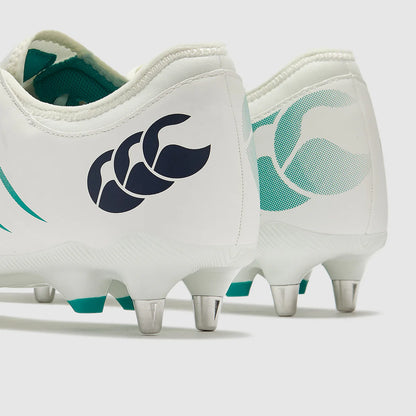 CCC-F (Canterbury phoenix 2.0 team soft ground boots white/baltic sea) 72696087
