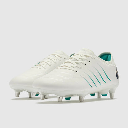 CCC-F (Canterbury phoenix 2.0 team soft ground boots white/baltic sea) 72696087