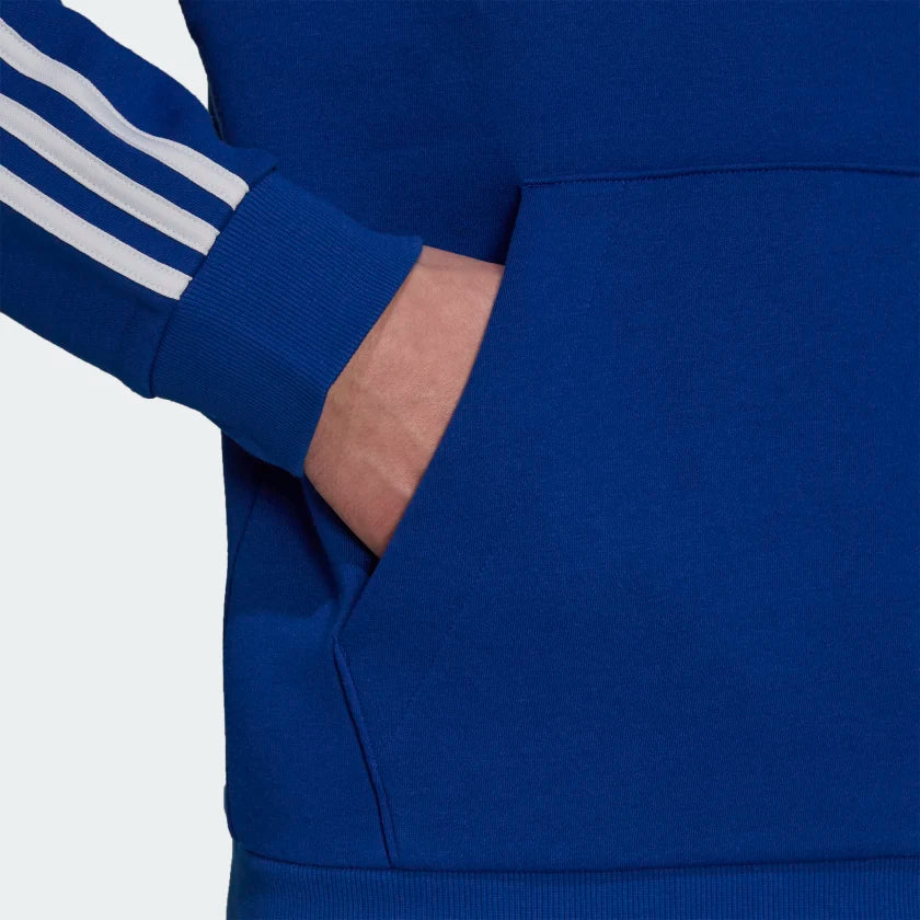 AA-K20 (Adidas big logo 3 stripes fleece hoodie royal blue/white) 42394329 ADIDAS