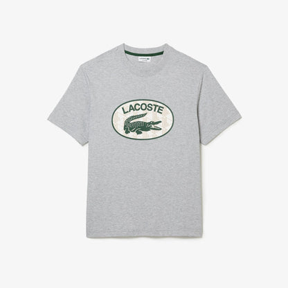 LCA-V15 (Lacoste monogram logo t-shirt silver chine) 32296304 LACOSTE