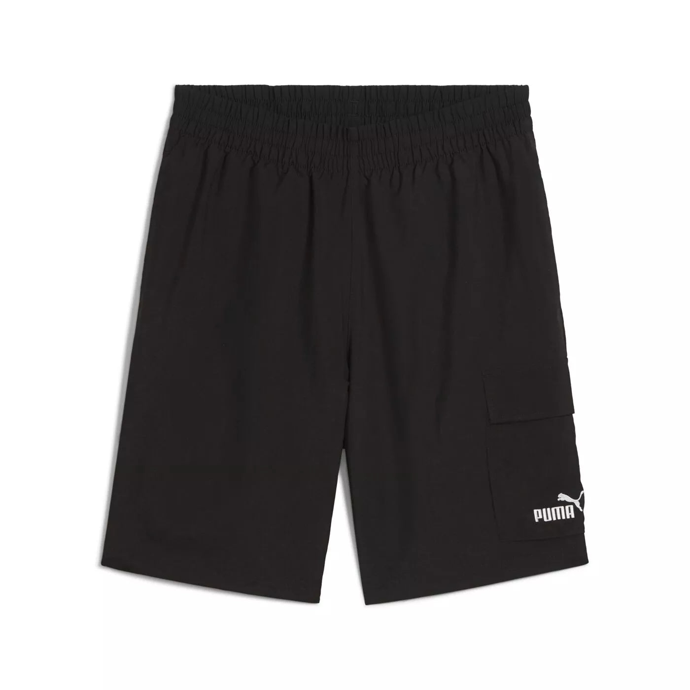 PA-H11 (Puma essentials no. 1 logo woven cargo shorts 9" black) 12593500