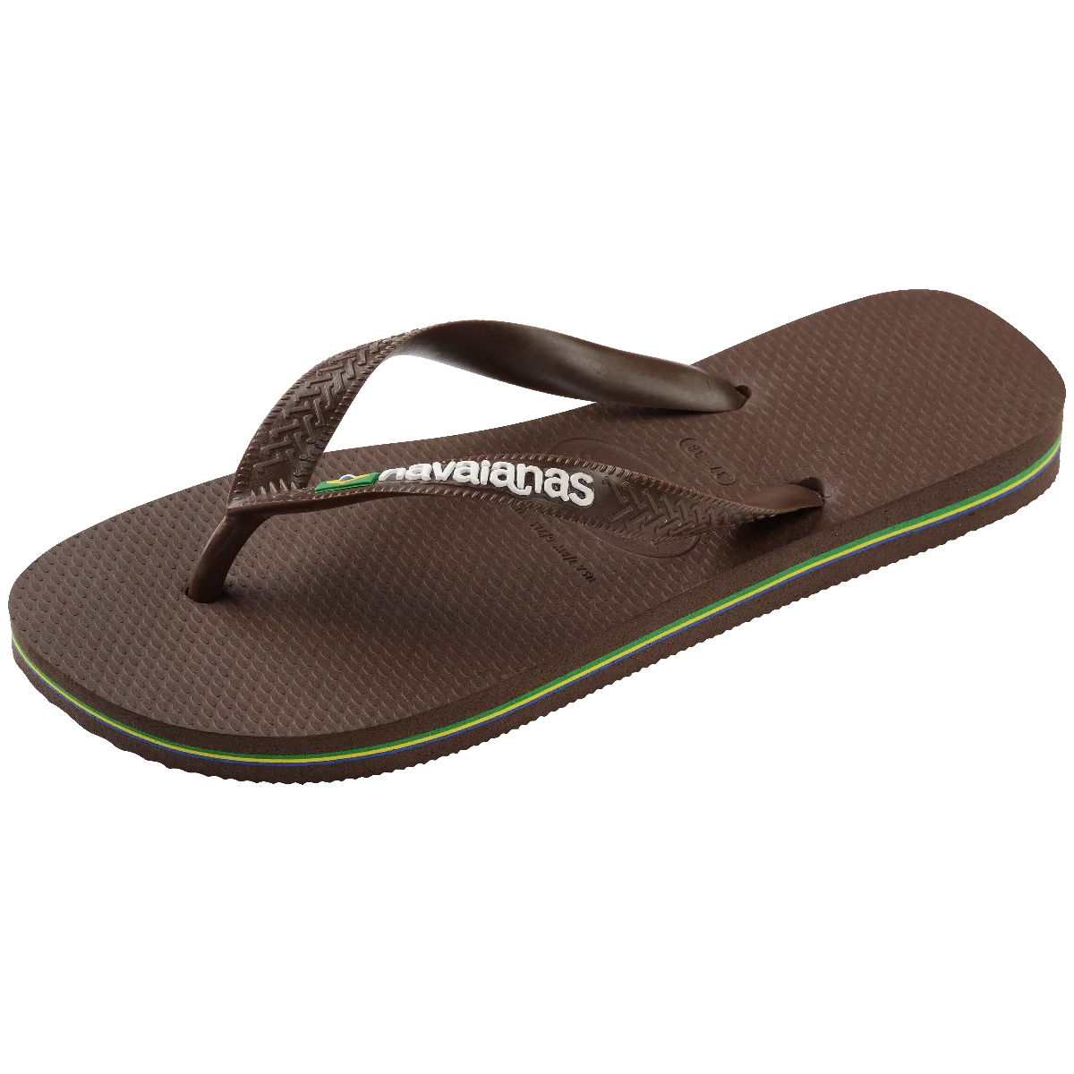 HA-E8 (Havaianas brazil logo jandals 2673 brown) 102691956