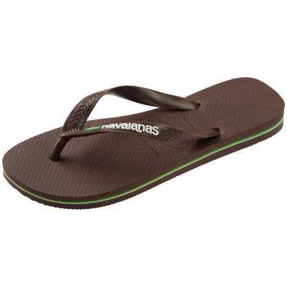 HA-E8 (Havaianas brazil logo jandals 2673 brown) 102691956