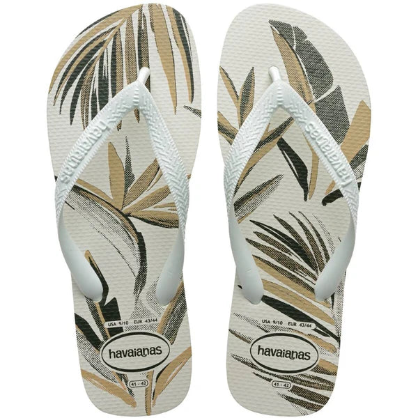 HA-B8 (Havaianas top aloha 7153 white/olive green) 12692250