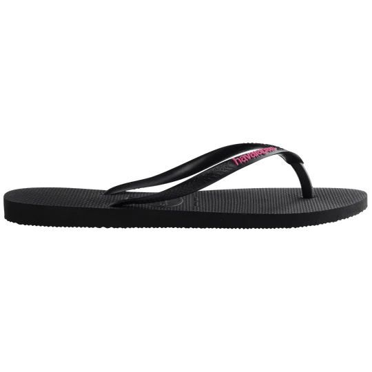 HA-WO7 (Havaianas slim logo pop-up black/pink 1094) 112391869