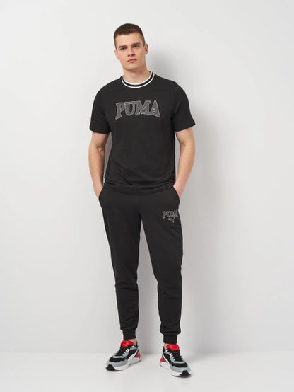 PA-M10 (Puma squad big graphic tee black/white) 32492500