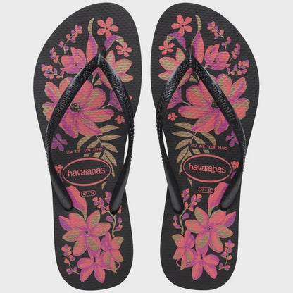 HA-WC8 (Havaianas slim organic 2718 black/pink lemonade) 102691956