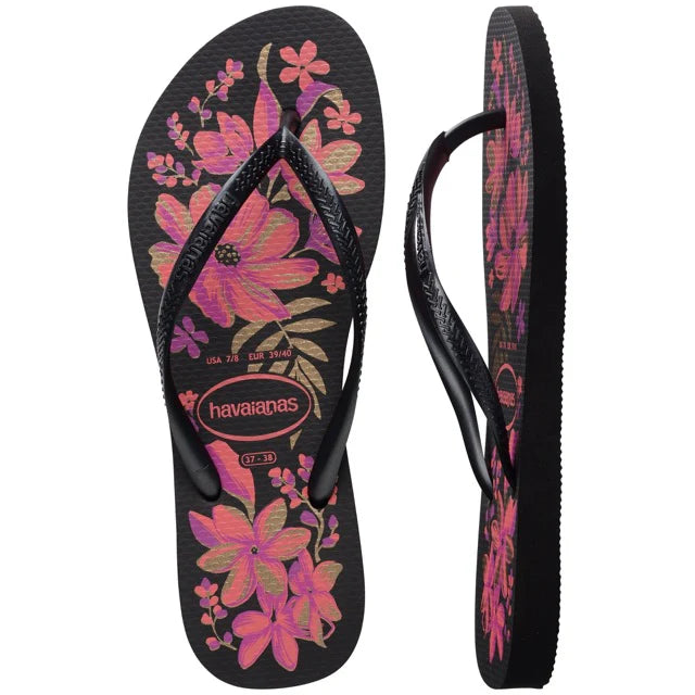 HA-WC8 (Havaianas slim organic 2718 black/pink lemonade) 102691956