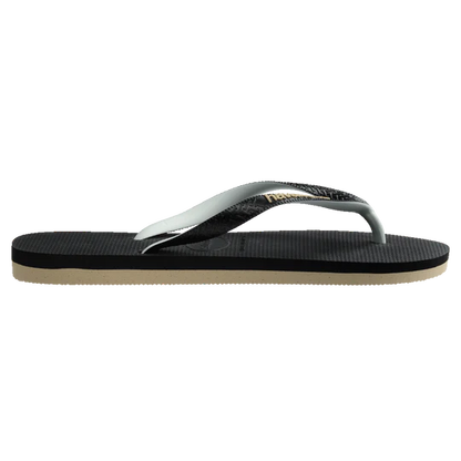 HA-A7 (Havaianas top rubber flip flops black/white 0133) 112391956