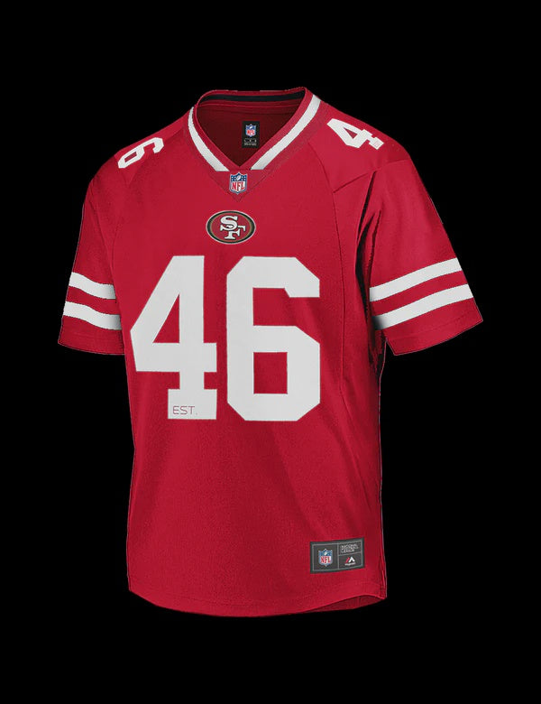 MJA-D14 (Majestic mixed mesh replica 49ers jersey bright red) 102496087