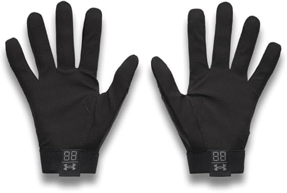 UAA-Y15 (Under armour mens clean up glove black/metallic silver) 72592608