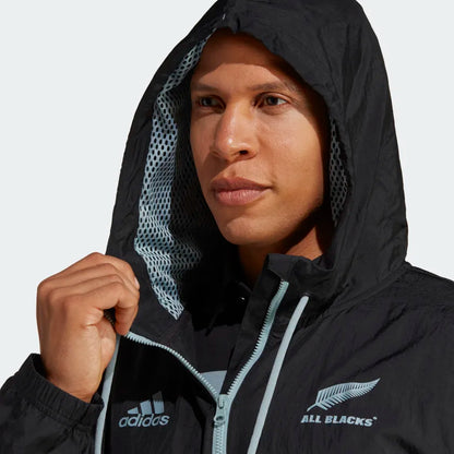 AA-Q20 (Adidas all blacks supporters jacket black/magic grey) 42396364 ADIDAS