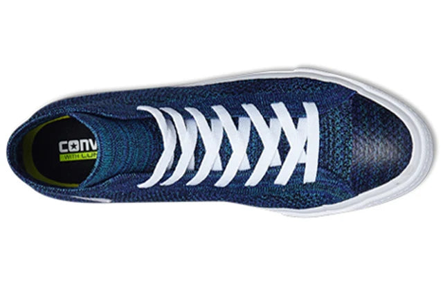 CT-X38 (Converse chuck taylor x nike all star flyknit hi true indigo/chlorine blue)
