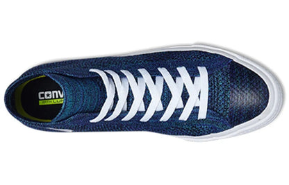 CT-X38 (Converse chuck taylor x nike all star flyknit hi true indigo/chlorine blue)