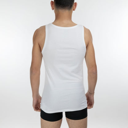 AA-S28 (Adidas 2 pack active flex cotton tank top white) 72593909