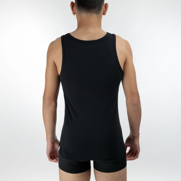 AA-R28 (Adidas 2 pack active flex cotton tank top black) 72593909