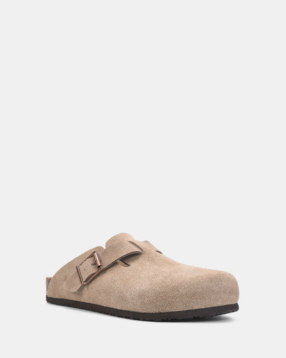 HP-A5 (Hush puppies blakely clog taupe suede) 82697021