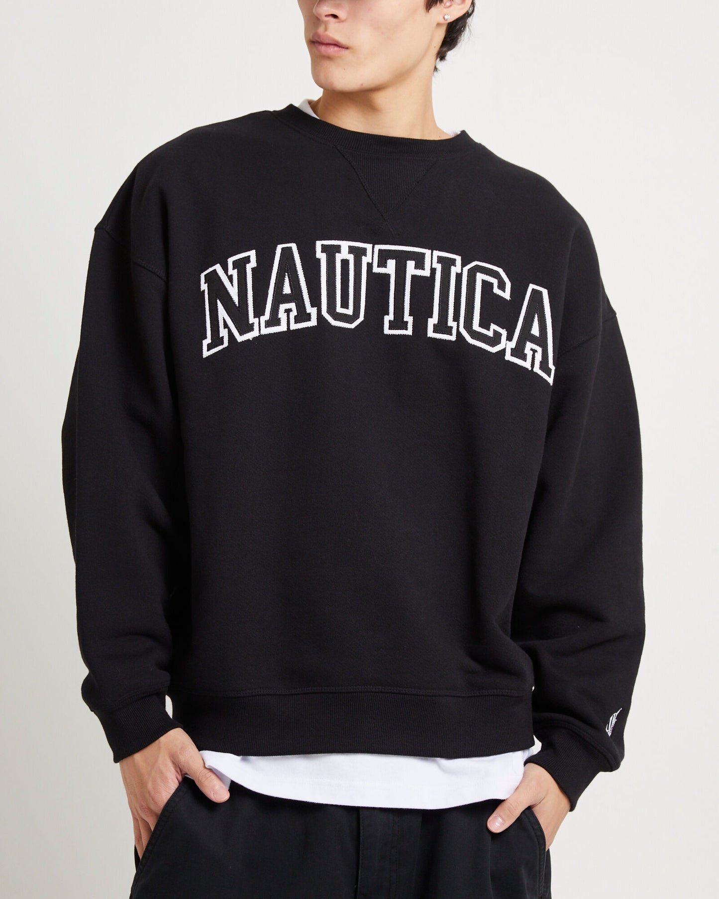 NTA-Z9 (Nautica metcalf sweater black) 72497824