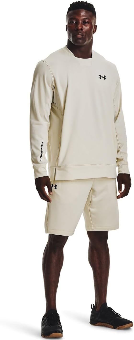 UAA-O7 (Mens armour terry shorts stone/pitch gray) 52293913