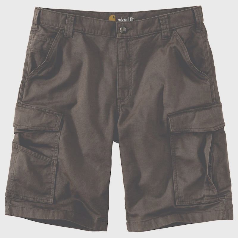 CHA-J6 (Carhartt rugged flex relaxed fit canvas cargo work shorts tarmac) 82496052