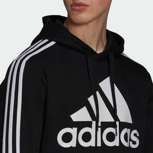 AA-J20 (Adidas big logo essentials fleece 3-stripe fleece hoodie black/white) 42394329 ADIDAS