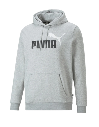 PA-P8 (Puma essentials + 2 colour big logo fleece hoodie light grey) 82394500 PUMA