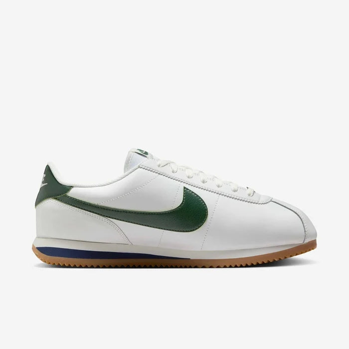 N-E140 (Nike cortez leather summit white/fir/midnight navy)