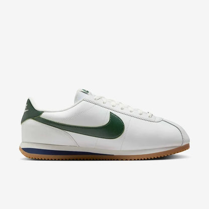 N-E140 (Nike cortez leather summit white/fir/midnight navy)