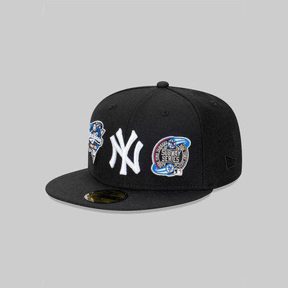NEC-A66 (New era 5950 new york yankees subway series black fitted hat) 72593352