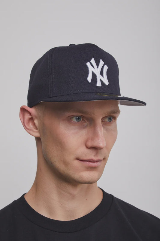 NEC-Q43 (New era 5950 retro crown A frame otc new york yankees navy/white fitted hat) 102294000