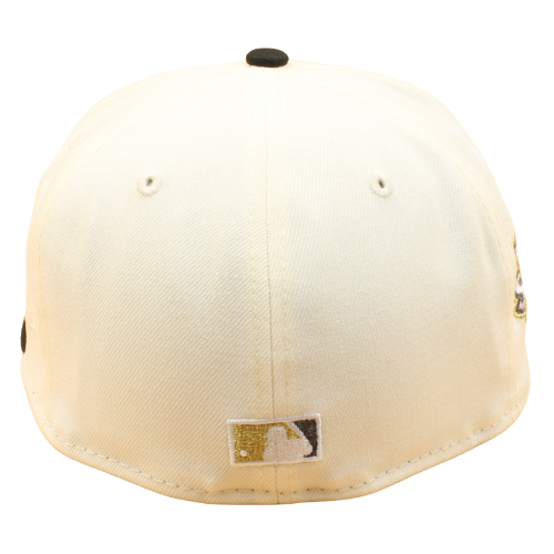 NEC-D71 (New era 5950 new york yankees 09 world series chrome/black fitted hat) 12693970