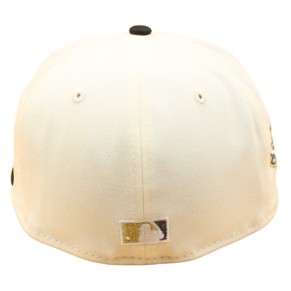NEC-D71 (New era 5950 new york yankees 09 world series chrome/black fitted hat) 12693970