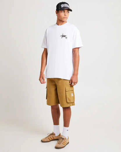 SSA-K (S/Double s shawn script short sleeve heavy weight tee white) 122593043