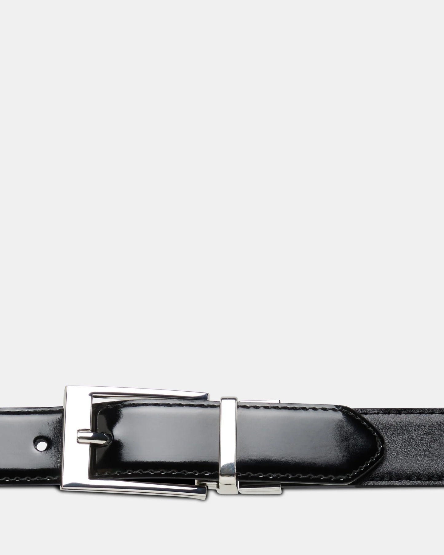 JMA-B (Julius marlow dress belt 2 reversible black patent/black) 32693478