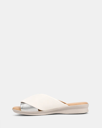 HP-Q4 (Hush puppies nara sandals white/silver) 52694000
