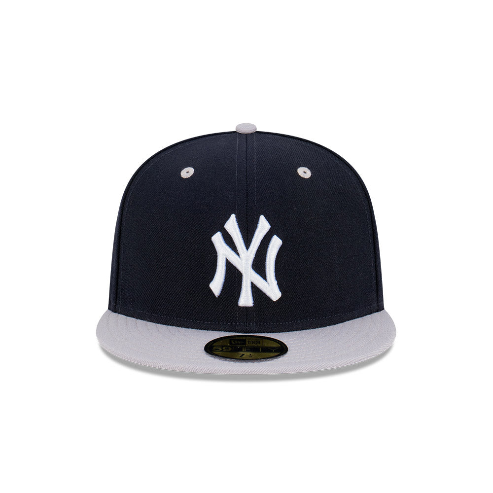 NEC-F47 (New era 5950 2 tone classic new york yankees navy gray fitted hat) 12394000 NEW ERA