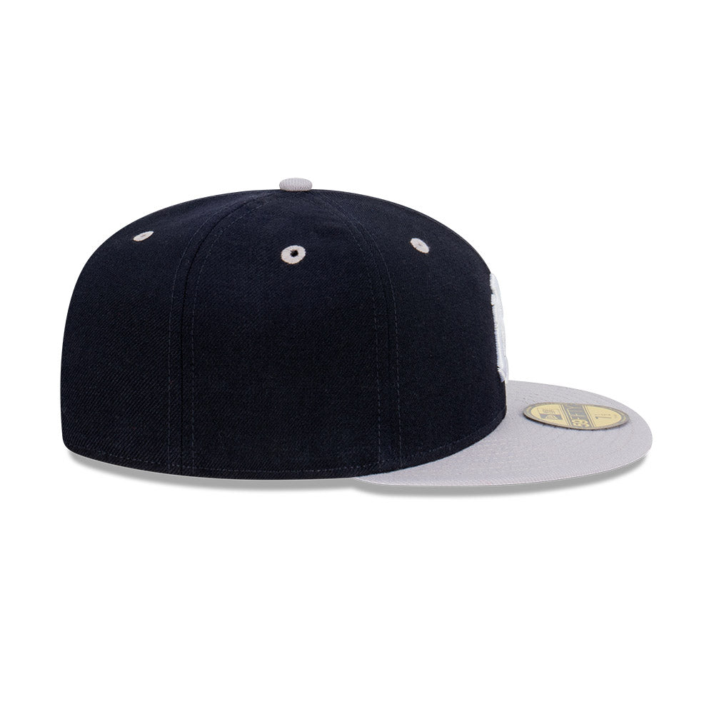 NEC-F47 (New era 5950 2 tone classic new york yankees navy gray fitted hat) 12394000 NEW ERA