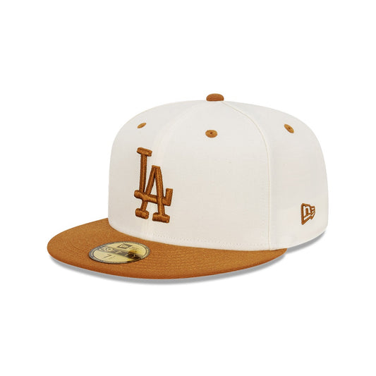 NEC-N44 (New era 5950 peanut butter la dodgers fitted hat) 112294000