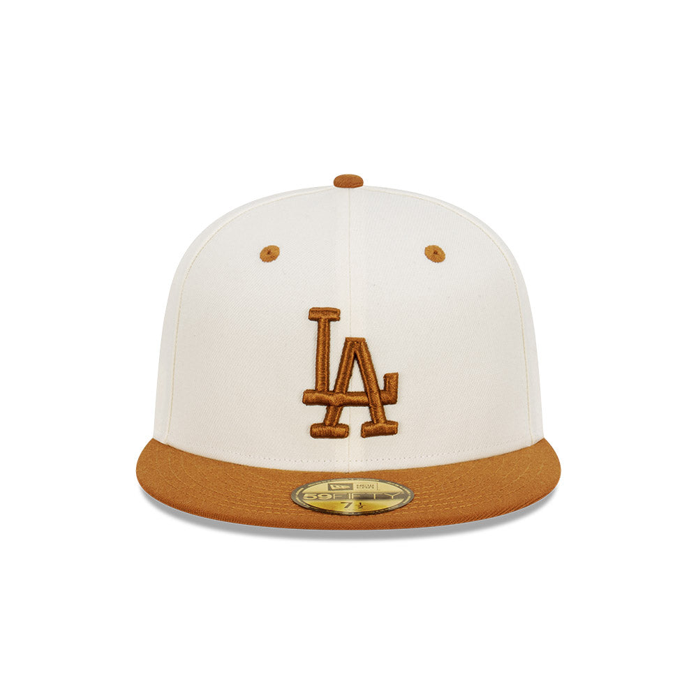 NEC-N44 (New era 5950 peanut butter la dodgers fitted hat) 112294000