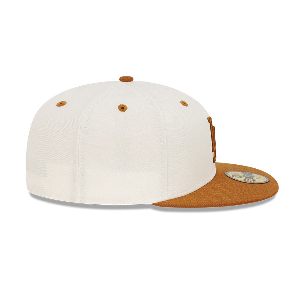 NEC-N44 (New era 5950 peanut butter la dodgers fitted hat) 112294000