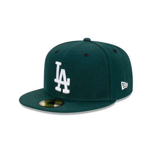 NEC-S44 (New era 5950 world series colour pack la dodgers dark green/white fitted hat) 112294000