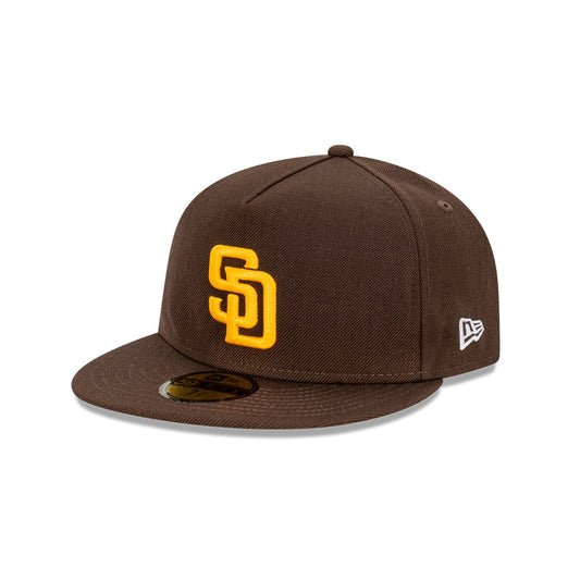 NEC-S43 (New era 5950 retro crown A frame otc lsan deigo padres wlt/agd fitted hat) 102294000