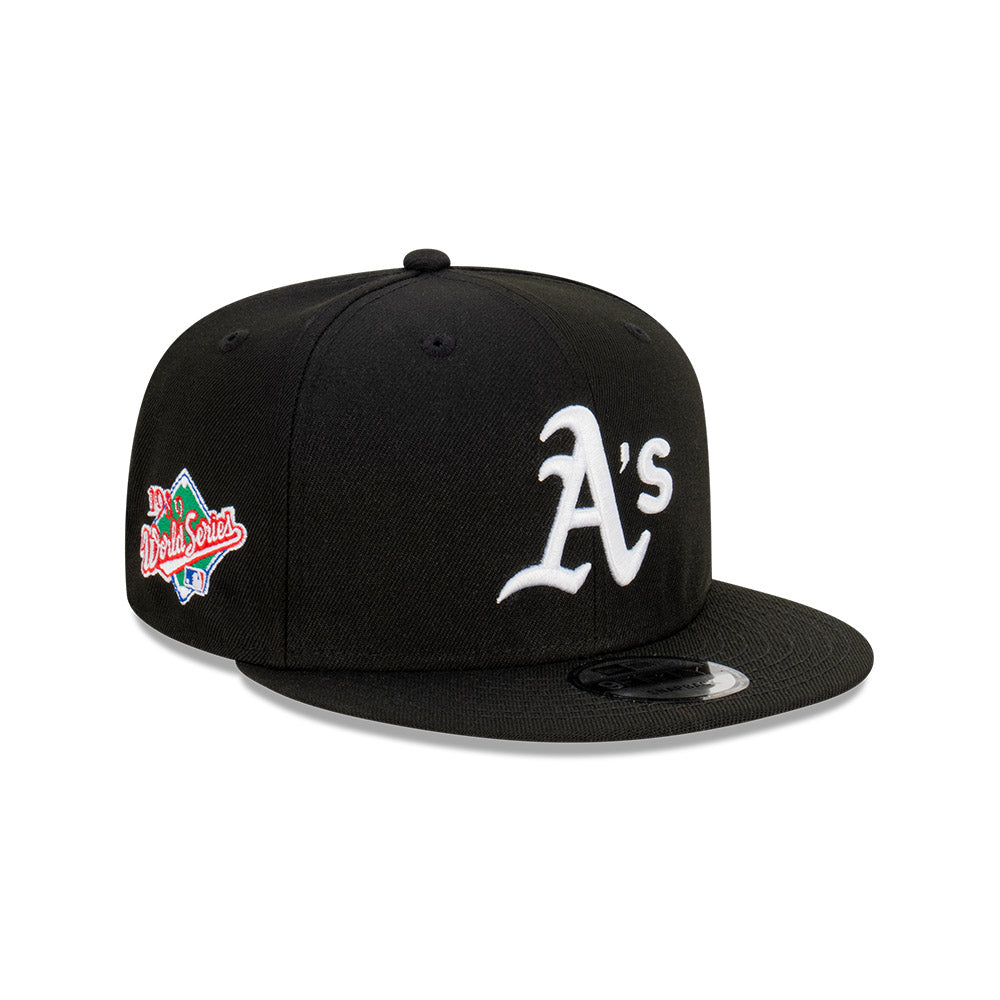 NEC-B44 (New era 950 black paisley world series oakland athletics snapback osfm) 112293250