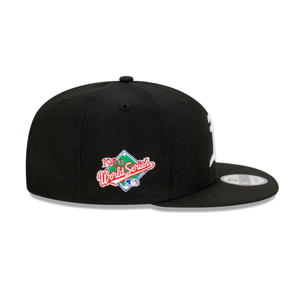 NEC-B44 (New era 950 black paisley world series oakland athletics snapback osfm) 112293250