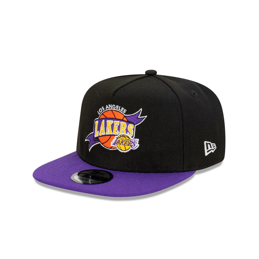 NEC-D45 (New era 950 A frame banner ball la lakers black/trp snapback) 112293250