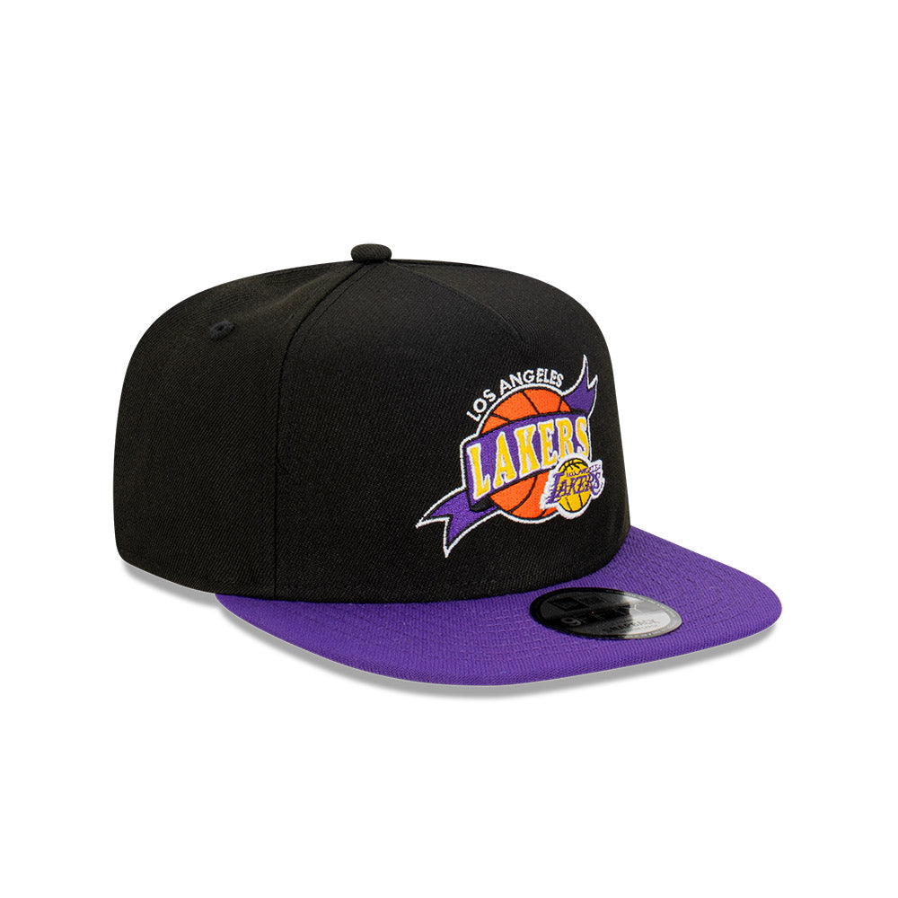 NEC-D45 (New era 950 A frame banner ball la lakers black/trp snapback) 112293250